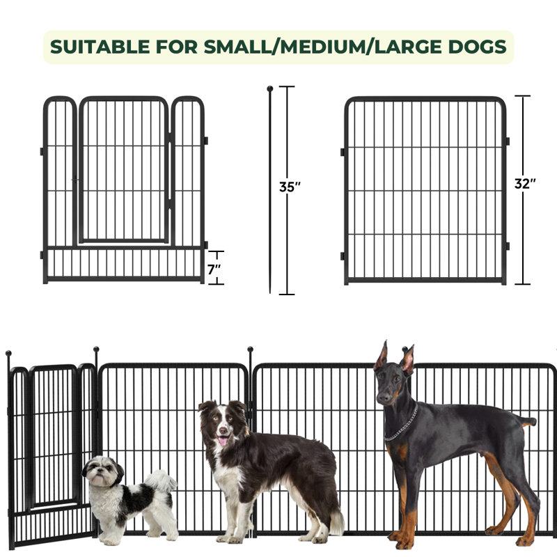 FXW Outdoor Dog Pen 16 Panels for Dogs & Reviews Wayfair